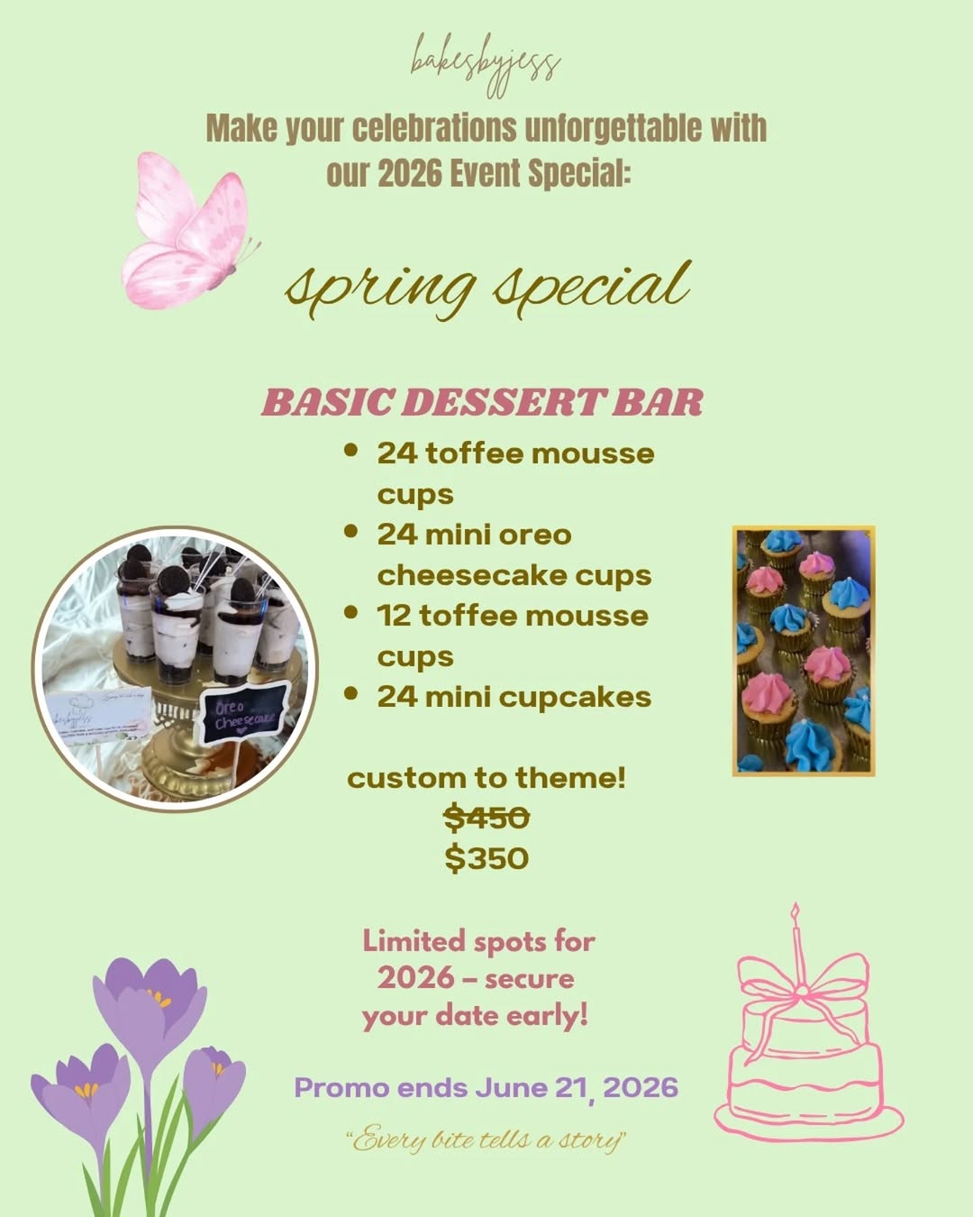 Basic Dessert Bar