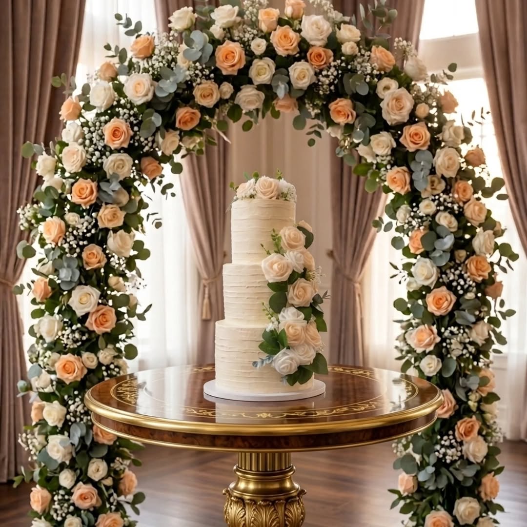 Floral Three Tier Cake